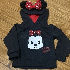 Disney Store Size 2 Minnie Mouse Hoodie